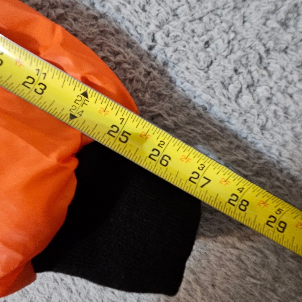 Rothco‎ MA-1 Satin Flight Pilot Aviator Bomber Jacket Mens Black Orange 3XL NWT - Picture 10 of 11